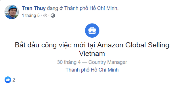Amazon đã chính thức lập công ty tại Việt Nam, CEO là sếp cũ của Alibaba - Ảnh 2.