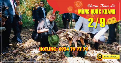 Tour du lịch địa đạo củ chi 1 ngày Lễ 2/9/2022
