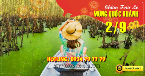 Tour du lịch Rừng Tràm Trà Sư Đảo Bà Lụa 2 ngày 2 đêm Lễ 2/9/2022