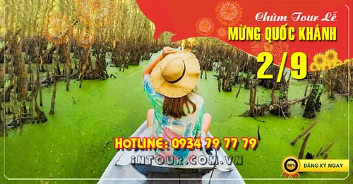Tour du lịch Rừng Tràm Trà Sư Đảo Bà Lụa 2 ngày 2 đêm Lễ 2/9/2022