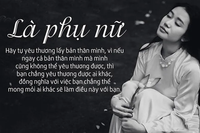 Phụ nữ hãy yêu thương bản thân mình hơn nhé