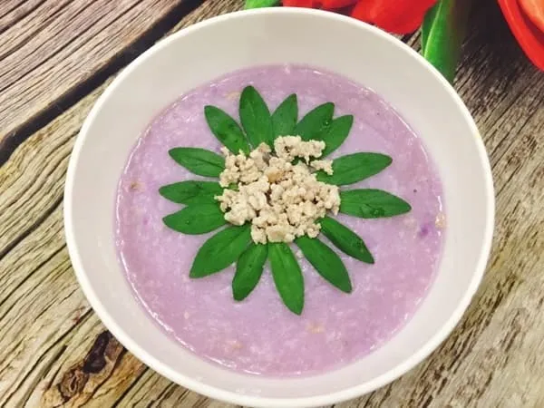 Trời lạnh nấu canh khoai mỡ thịt băm ấm bụng cho cả nhà