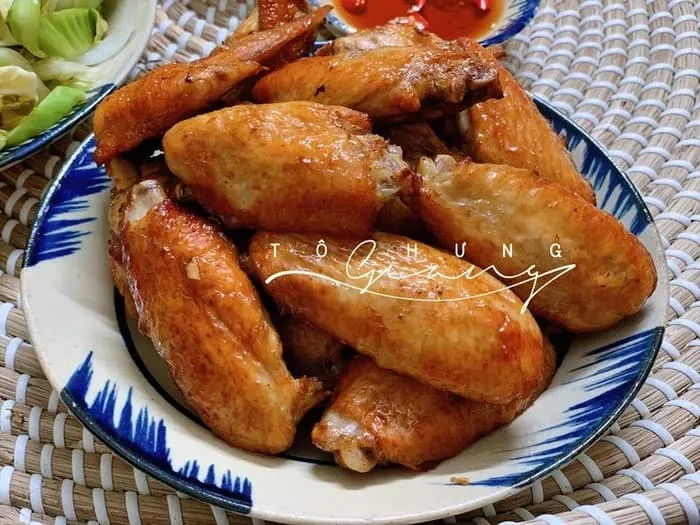 Làm cánh gà chiên bằng nồi chiên không dầu giòn tan, vàng ruộm ngon tê lưỡi