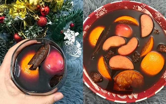 5 phút làm rượu vang thảo quả đơn giản, ấm bụng cho lễ Giáng sinh