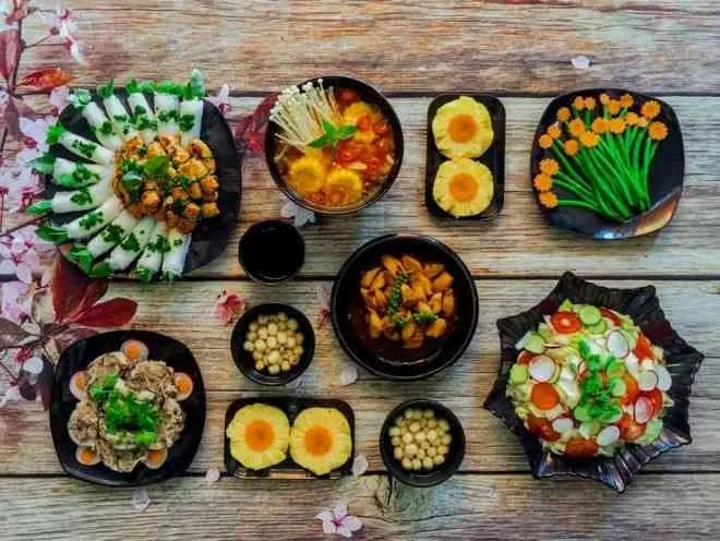 Không nỡ rời mắt trước loạt mâm cơm 