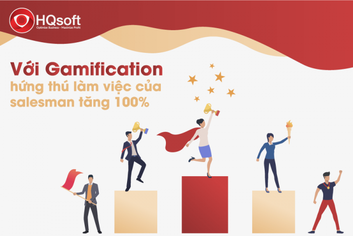 Với Gamification, hứng thú làm việc của salesman tăng 100%