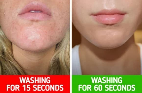 Tại sao rửa mặt ít nhất 60 giây lại có thể làm thay đổi cả khuôn mặt của bạn?