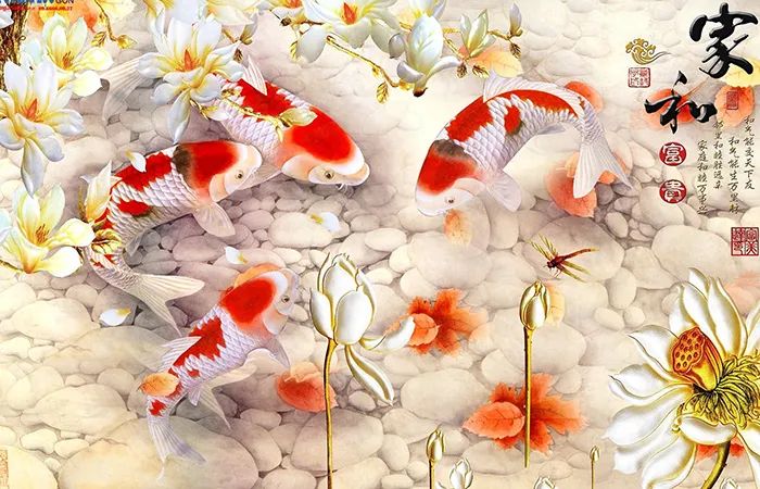 Tranh phong thủy mệnh thủy đẹp, may mắn