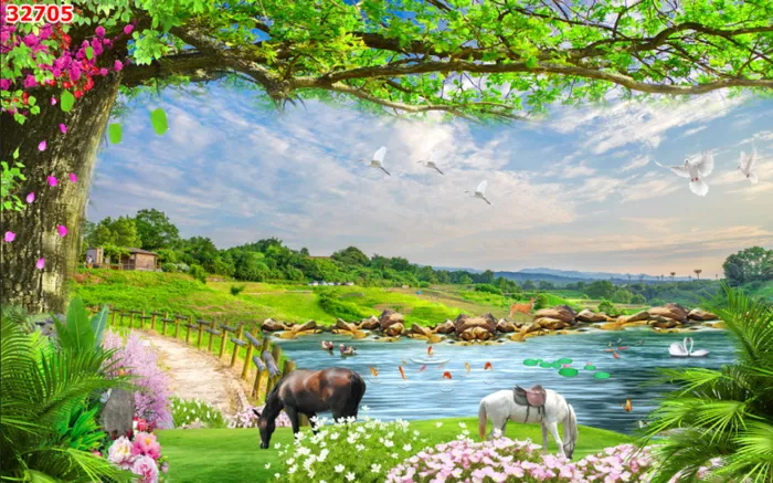 Cách chọn mua tranh dán tường Hàn Quốc