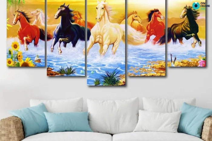 Bỏ túi ngay 5 bí quyết chọn tranh treo phòng khách cực chuẩn