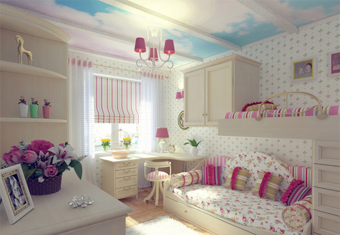 Một số bí quyết trang trí nội thất phòng ngủ đáng yêu dành cho bé gái