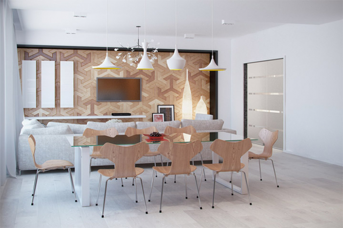 Sự đa năng của vật liệu gỗ sáng màu trong thiết kế nội thất