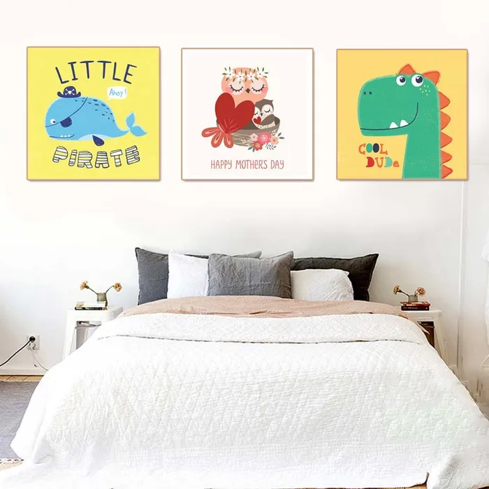 Trang Trí Phòng Con Trai Ấn Tượng Với Tranh Canvas Treo Tường