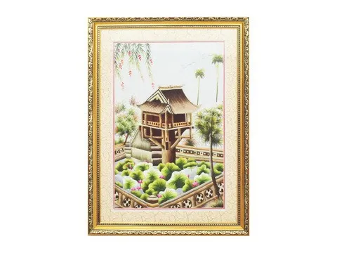 Ý nghĩa Tranh Thêu Chùa Một Cột