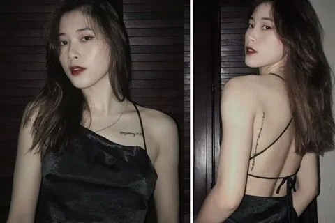 Hot girl bóng chuyền Thu Huyền khoe lưng trần nóng bỏng