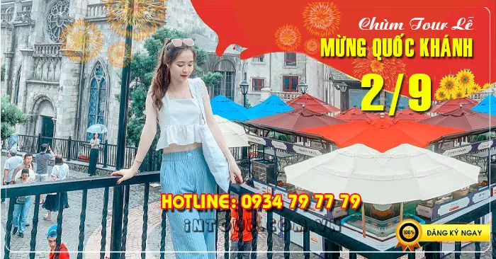 Tour du lịch Đà Nẵng Bà Nà Hills 3 ngày 2 đêm Lễ 2/9/2022